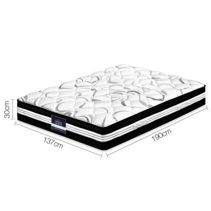 Giselle Bedding 30cm Mattress Medium Firm Double.