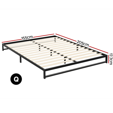 Artiss Bed Frame King Size Metal Bed Frame TINO.