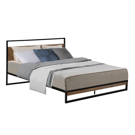Artiss Bed Frame Double Size Metal Bed Frame DANE.