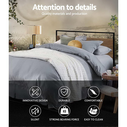 Artiss Bed Frame Double Size Metal Bed Frame DANE.