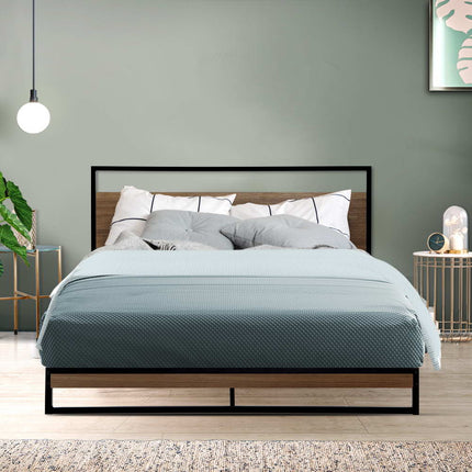 Artiss Bed Frame Double Size Metal Bed Frame DANE.