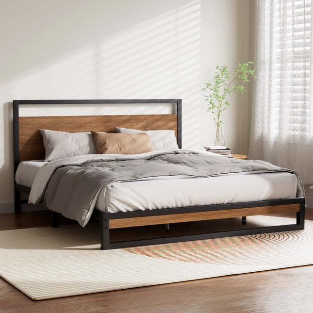 Artiss Bed Frame King Size Metal Bed Frame DANE.