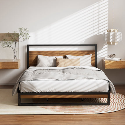 Artiss Bed Frame King Size Metal Bed Frame DANE.