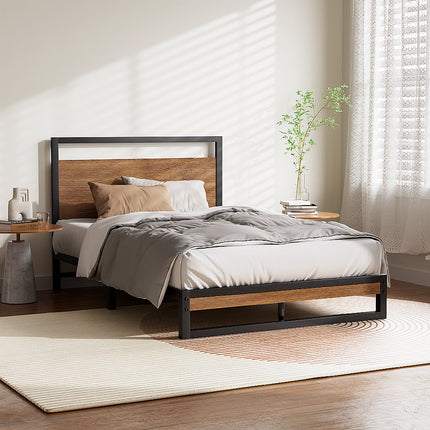 Artiss Bed Frame Metal Bed Frame DANE - King Single.