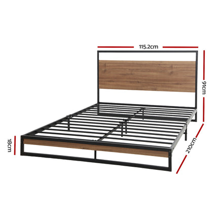 Artiss Bed Frame Metal Bed Frame DANE - King Single.