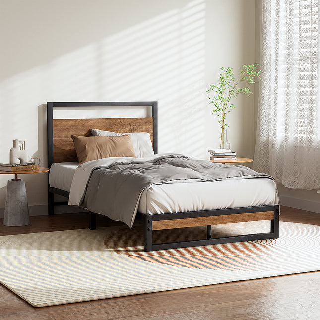 Artiss Bed Frame Single Size Metal Bed Frame DANE.