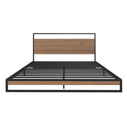 Artiss  Metal Bed Frame Double Size Beds Platform with Mattress.
