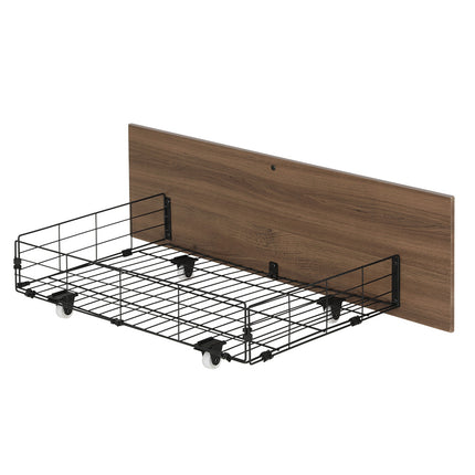 Artiss 2x Bed Frame Storage Drawers Trundle Black.