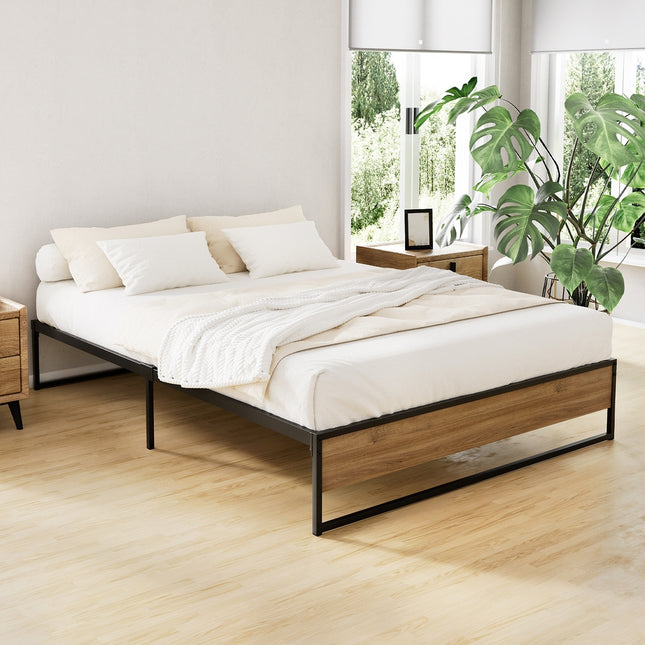 Artiss Bed Frame Metal Bed Frame Bed Base OSLO - Double.