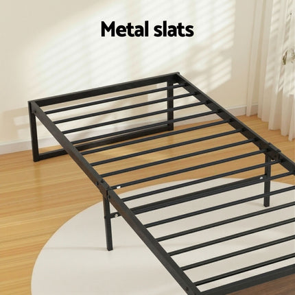 Artiss Bed Frame Metal Frame King Single Bed Base 2 Drawers OSLO.