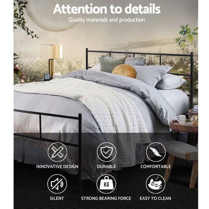Artiss Bed Frame Double Metal Bed Frame SOL.