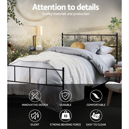 Artiss Bed Frame King Single Metal Bed Frame SOL.