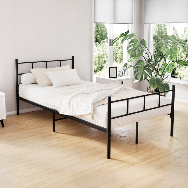 Artiss Bed Frame King Single Metal Bed Frame SOL.