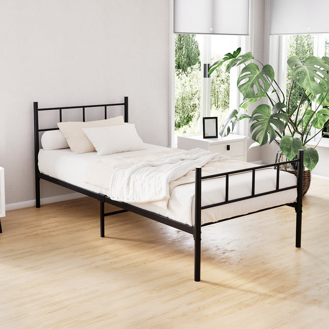 Artiss Bed Frame Single Metal Bed Frame SOL.