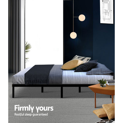 Artiss Bed Frame Double Size Metal Bed Frame TED.