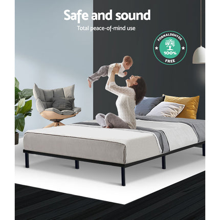 Artiss Bed Frame Double Size Metal Bed Frame TED.