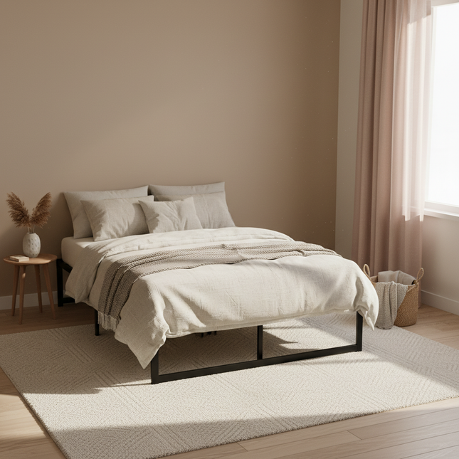 Artiss Bed Frame Double Size Metal Bed Frame TINO.