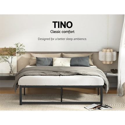 Artiss Bed Frame Double Size Metal Bed Frame TINO.