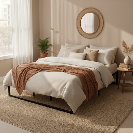 Artiss Bed Frame King Size Metal Bed Frame TINO.