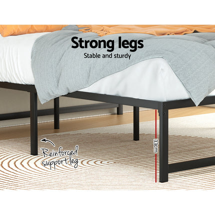 Artiss Bed Frame King Size Metal Bed Frame TINO.