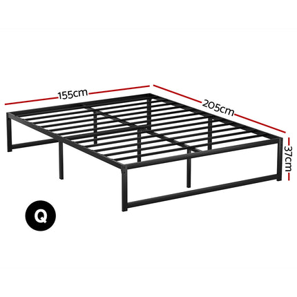 Artiss Bed Frame Queen Size Metal Bed Frame TINO.