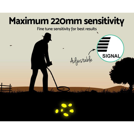 Metal Detector 220MM Deep Sensitive Waterproof Pinpointer Treasure Hunter.