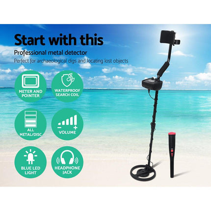 Metal Detector 160MM Deep Sensitive Waterproof Pinpointer Treasure Hunter.