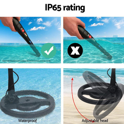 Metal Detector 160MM Deep Sensitive Waterproof Pinpointer Treasure Hunter.