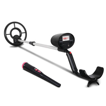 Metal Detector 180MM Deep Sensitive Waterproof Pinpointer Treasure Hunter Black.