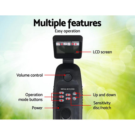 Metal Detector 180MM Deep Sensitive Waterproof Treasure Hunter Gold Digger.