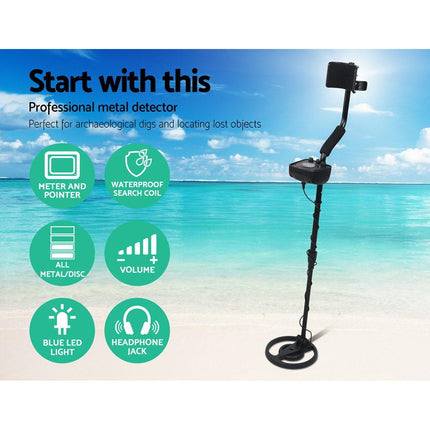 Metal Detector 160MM Deep Sensitive Waterproof Treasure Hunter Gold Digger.