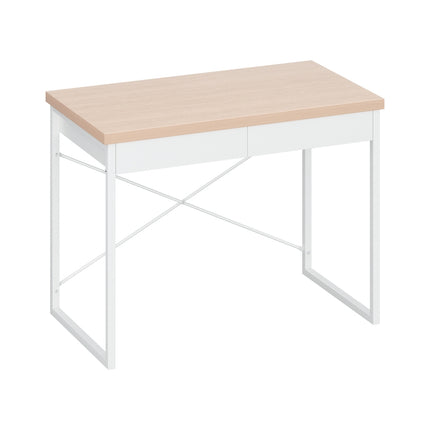Artiss Computer Desk Drawer Storage Oak 100CM.