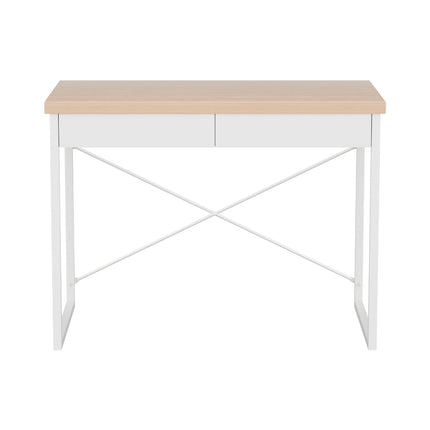 Artiss Computer Desk Drawer Storage Oak 100CM.