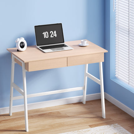 Artiss Computer Desk Drawer Cabinet Oak 100CM.