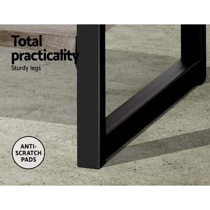 Artiss Bookshelf 3 Tiers - NOE Black and Oak.