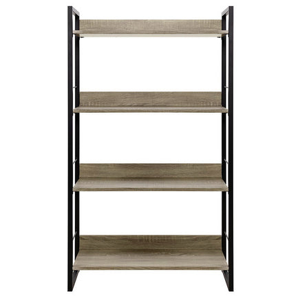 Artiss Bookshelf 4 Tiers - NOE Black and Oak.