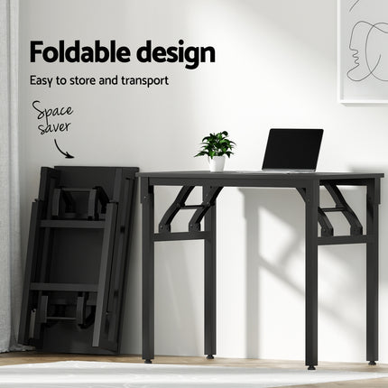 Artiss Computer Desk Foldable Balck 80CM.