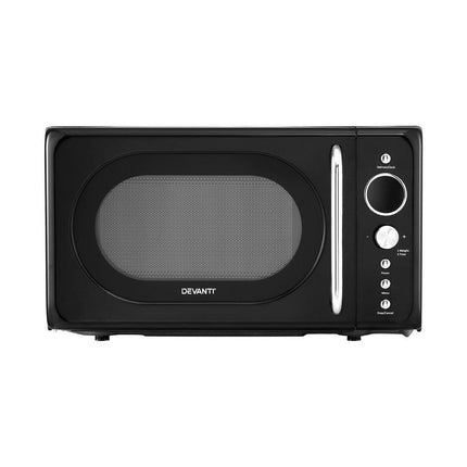 Devanti 20L Microwave Oven 700W Black.