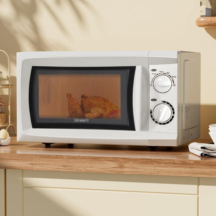 Devanti 20L Microwave Oven 800W White.
