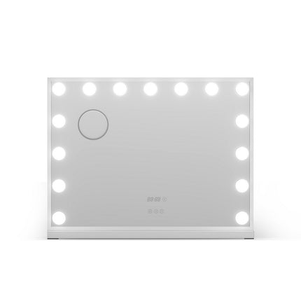 Embellir Makeup Mirror 58x45cm Hollywood Vanity with LED Light Tabletop White.