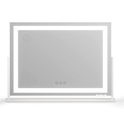 Embellir Makeup Mirror 80x58cm 360～ Rotatable Vanity Mirror with Lights Bright Light Strip Adjustable.