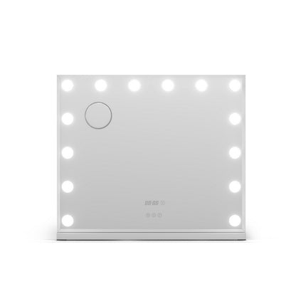 Embellir Makeup Mirror 60x52cm Hollywood Vanity with LED Light Tabletop White.