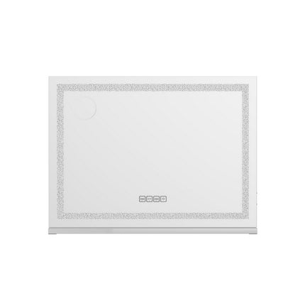 Embellir Bluetooth Makeup Mirror 58x46cm Hollywood Vanity with LED Light Crystal.