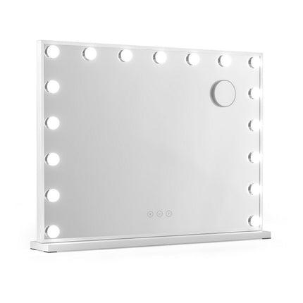 Embellir Makeup Mirror 80x58cm Hollywood Vanity with LED Light Tabletop Wall.