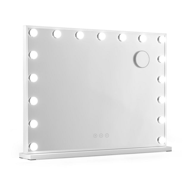 Embellir Makeup Mirror 80x58cm Hollywood Vanity with LED Light Tabletop Wall.