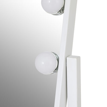Embellir Makeup Mirror 30x41cm Hollywood Vanity with LED Light Rotation Tabletop.