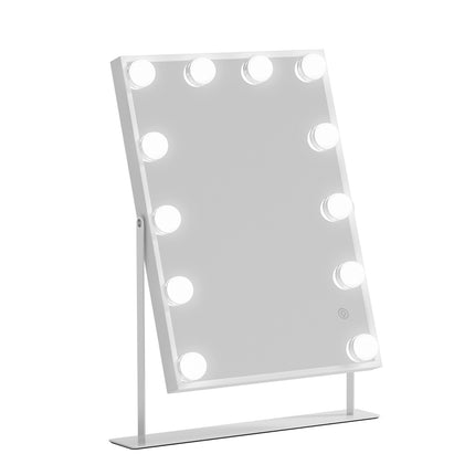 Embellir Bluetooth Makeup Mirror 30x40cm Hollywood Vanity with LED Light White.
