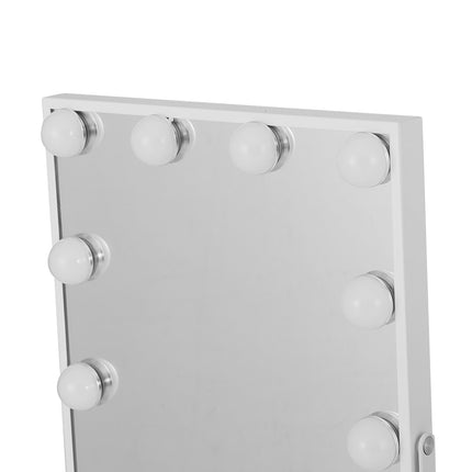 Embellir Bluetooth Makeup Mirror 30x40cm Hollywood Vanity with LED Light White.