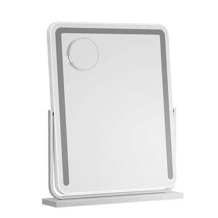 Embellir Makeup Mirror 40x50cm Hollywood Vanity with LED Light Strip Rotation.