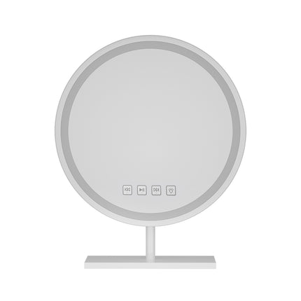 Embellir Makeup Mirror 40x40cm Hollywood Vanity with LED Light Tabletop Round.